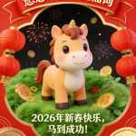 悠悠草 · 马年祝福词